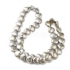 Electroplate Glass Beads Strands EGLA-H109-12D-03-2
