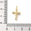 Brass Pave Clear Cubic Zirconia Pendants KK-M101-01G-04-3