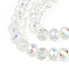 Transparent Glass Beads Strands X-EGLA-N016-6mm-06-3