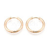 304 Stainless Steel Hoop Earrings X-EJEW-T048-24C-G-1