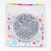 1Box ABS Plastic Imitation Pearl Dome Cabochons SACR-JP0001-41-3