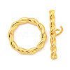 Brass Toggle Clasps KK-A223-16G-2