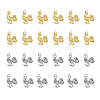 DICOSMETIC 60Pcs 2 Colors Alloy Pendants FIND-DC0003-01-1