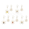 Natural Gemstone Dangle Earrings EJEW-JE05189-1