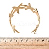 Ocean 304 Stainless Steel Enamel Cuff Bangles for Women BJEW-F518-02A-G-3