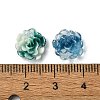 Flower Resin Cabochons with Glitter Powder CRES-Q006-05A-5