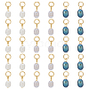 30Pcs 3 Colors Natural Pearl Pendants PALLOY-PH01824-1