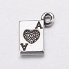 Poker A Tibetan Silver Charms AC0322-3