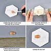 10 Rolls PET Lace Flower Nail Foils Floral Transfer Paper STIC-WH20010-16A-4