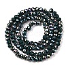 Electroplate Glass Beads Strands LS-EGLA-A044-P3mm-B12-3