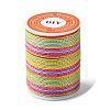 Segment Dyed Twisted Waxed Polyester Cord YC-C003-01A-1