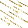 12Pcs 4 Styles 304 Stainless Steel Chain Extender FIND-FS0002-96A-3