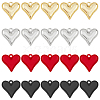 SUPERFINDINGS 32Pcs 4 Colors Alloy Charms FIND-FH0008-24-1