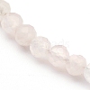 Natural Rose Quartz Beaded Necklaces NJEW-JN03315-02-2