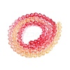 Gradient Color Baking Paint Glass Bead Strands X1-DGLA-A039-T2mm-A03-2