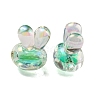 UV Plating Rainbow Iridescent Acrylic Beads X1-PACR-E001-05B-2