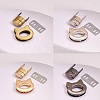 8 Sets 4 Styles Zinc Alloy Bag Twist Lock Accessories AJEW-SZ0001-48-3