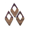 Walnut Wood Pendants FIND-Z050-02B-1