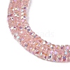 Electroplate Glass Beads Strands X-GLAA-Q105-03B-3