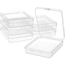 Transparent Polypropylene(PP) Bead Containers CON-WH0074-73