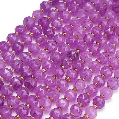 Dyed Imitation Jade Glass Beads Strands GL-Z001-02B-03-1