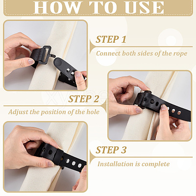 Rubber Storage Straps AJEW-WH0481-190A-1