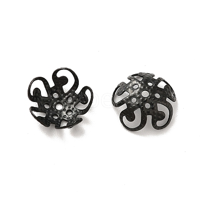Ion Plating(IP) 304 Stainless Steel Bead Caps X-STAS-F094-11EB-1