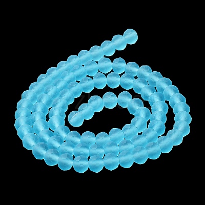 Transparent Glass Beads Strands EGLA-A034-T2mm-MD08-1