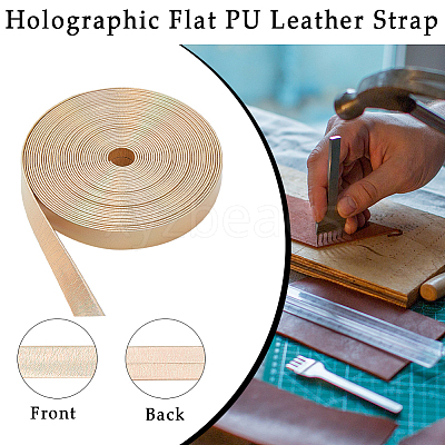 4.6~5M Laser Flat Imitation Leather Cord LC-GF0001-06B-01-1