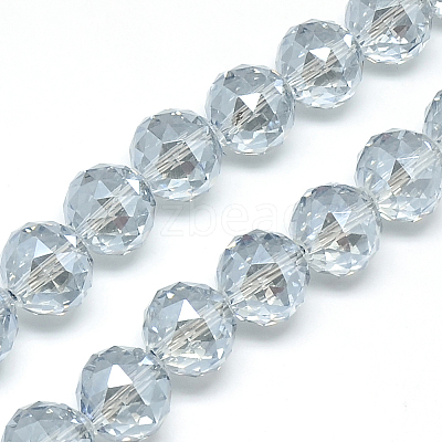 Electroplate Glass Bead Strands X1-EGLA-S137-16mm-07-1