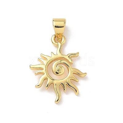 Brass Pendants KK-P330-07G-1