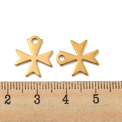 Ion Plating(IP) 304 Stainless Steel Charms STAS-C043-49G-01-1