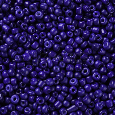 Baking Paint Glass Seed Beads SEED-US0003-3mm-K6-1
