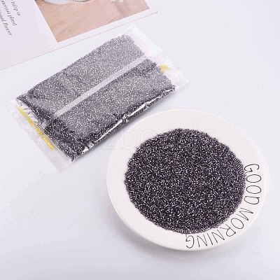 8/0 Glass Bugle Beads SEED-S032-07A-41A-1