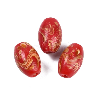 Opaque Handmade Lampwork Beads BLOW-D006-05E-1