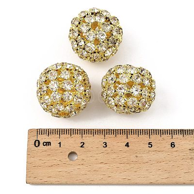 Brass Rhinestone Beads RSB082-NFG-1