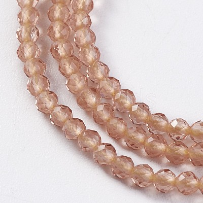 Glass Beads Strands EGLA-E057-02B-11-1