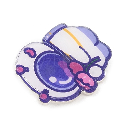 Cartoon Style Acrylic Brooches JEWB-P018-02H-1