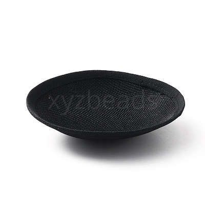 Polyester Round Fascinator Hat Base for Millinery AJEW-WH0342-58C-1