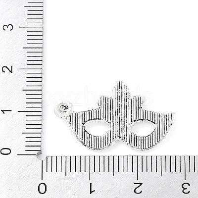 Tibetan Style Zinc Alloy Pendants TIBEP-R334-221AS-RS-1