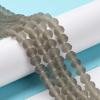 Transparent Glass Beads Strands X1-EGLA-A034-T4mm-MD16-1