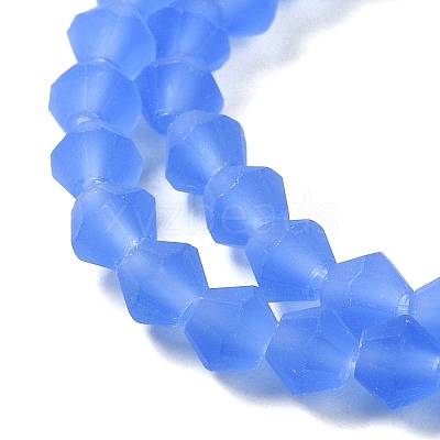 Imitate Austrian Crystal Frosted Glass Beads Strands EGLA-A039-T2mm-MD07-1
