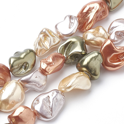 Shell Pearl Beads Strands X-PEAR-Q008-12A-1