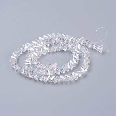 Electroplate Glass Beads Strands EGLA-J145-6mm-AB01-1