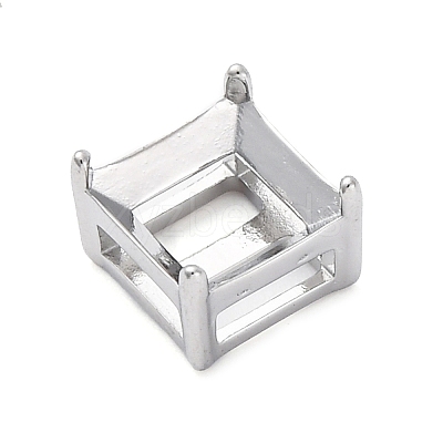 304 Stainless Steel Rhinestone Claw Settings STAS-U042-05C-P-1