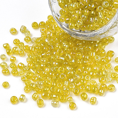Round Glass Seed Beads X-SEED-A007-3mm-170-1