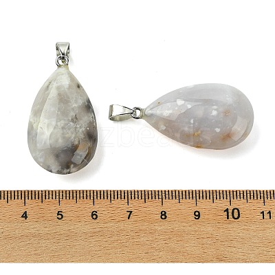 Natural White Agate Pendants GG-K002-09E-1