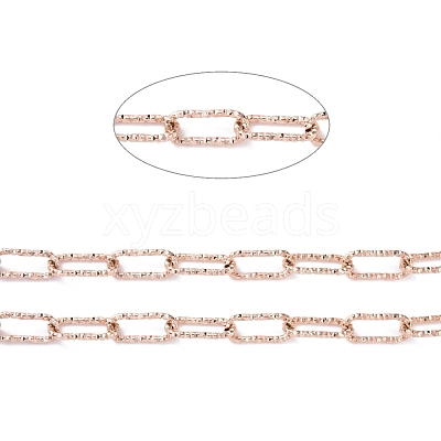 304 Stainless Steel Paperclip Chains CHS-A007-01RG-1