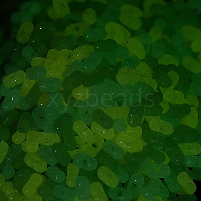 Luminous Transparent Acrylic Beads LACR-D009-01G-1