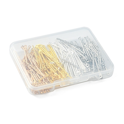 160Pcs 8 Styles Iron Connector Charms IFIN-FS0001-20-1